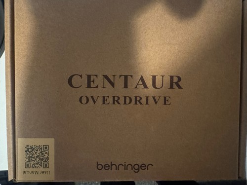 Behringer centaur overdrive - behringer,