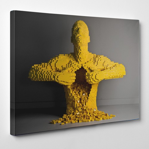 Lego inside framed canvas - inside,