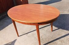 Greaves and Thomas mid century teak dining table and chairs.