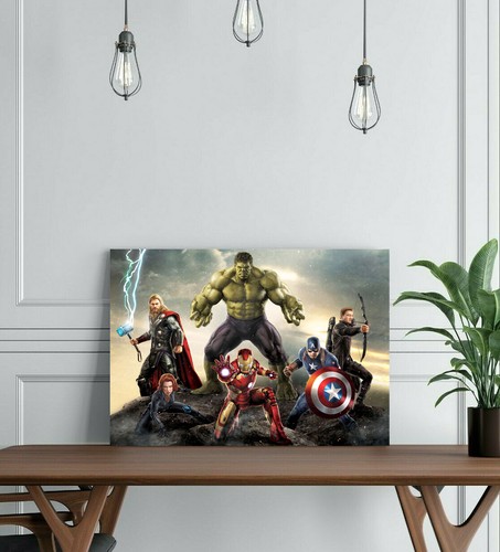 Avengers framed canvas - 1-framed,