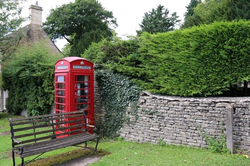 Red phone booth arlington - phone, row