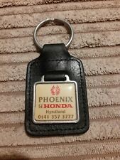 Vintage Phoenix Honda Hyndland Car Keyring Keychain Collectable Leather 