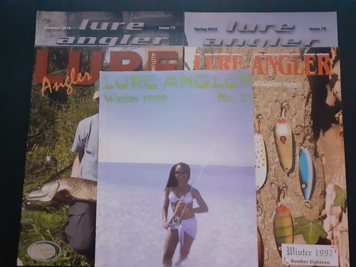 Vintage lure angler magazines - vintage,