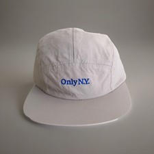 Only NY 5 Panel Cap Men’s OS Strapback Grey Streetwear Hat USA