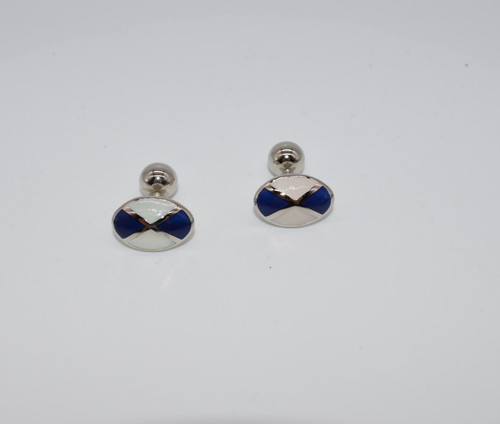 Men cufflinks oval - cufflinks,