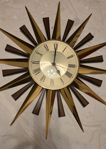 Metamec starburst clock - metamec,