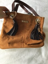 River Island Women’s Beige Tan Over shoulder Bag With Tassels