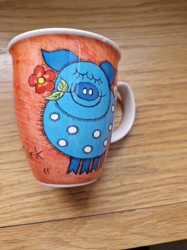 Funky farm stoneware mug - funky,