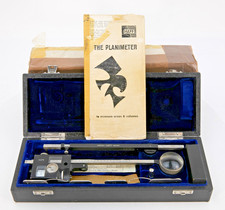 Vintage Haff Planimeter No. 315 + Manual,To Measure Area + Volume,Original Box