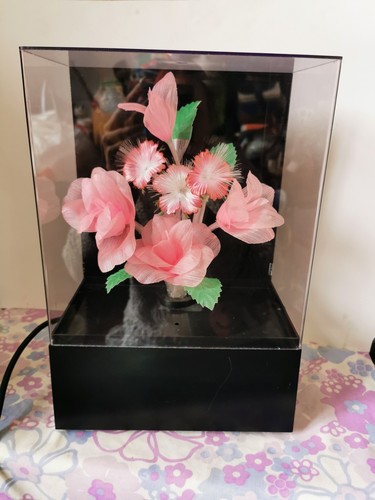 Vintage fibre optic flower - fibre,