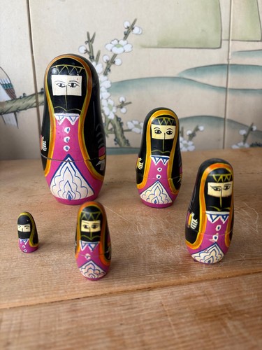 Wooden nesting dolls - wooden,