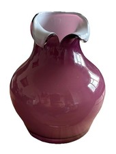 Deep Pink Ceramic Vase Glossy