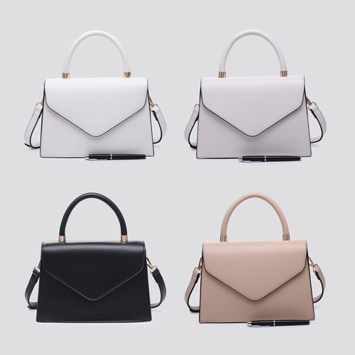 Women patent box handbag - patent,