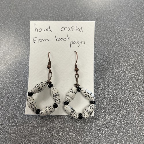Music note paper bead - music,