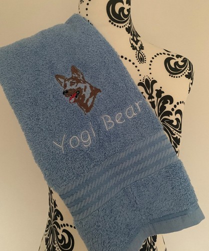 German shepherd dog towel - german,