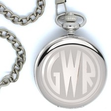 GWR Great Western Railway Engraved Pocket Watch
