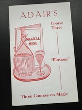 Three Courses On Magic Illusion Plans - Rare Magic Book - Stage Magic Tricks