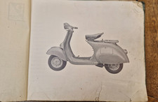 Original 50's Vespa VBA 150 Spare Parts List - Illustrated - Douglas Bristol