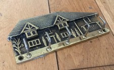 Vintage Brass Cottage Key Holder 180mm x 83mm - (DK)