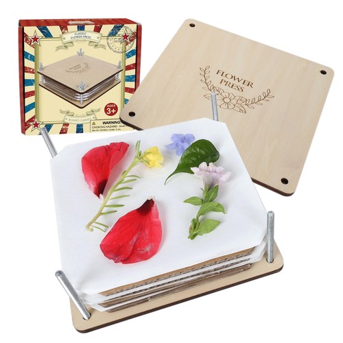 Layer flower press kit - kit, 6