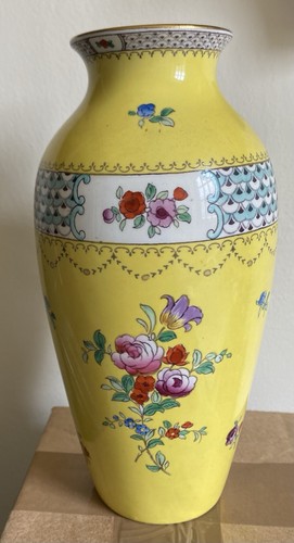 Antique vintage yellow vase - vintage,