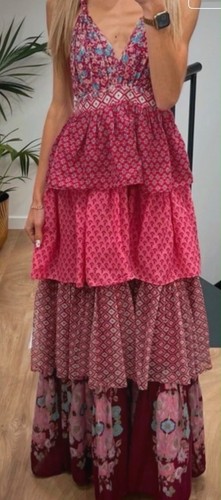 Zara pink purple boho print - &,