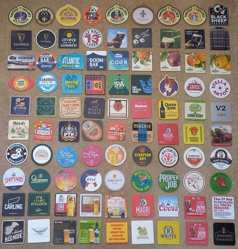 Beer mats all - all, different