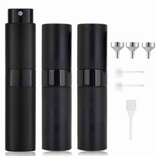 3PCS Perfume Atomiser Spray Bottle for Travel, 8ML Refillable Perfume