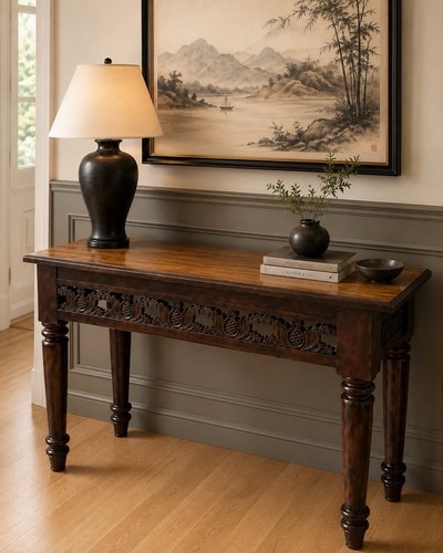 Console table anglo indian - table,