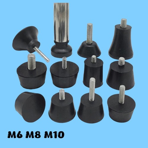 Rubber adjustable feet m8 - feet,