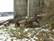 Photo A2 Horse drawn plough by
