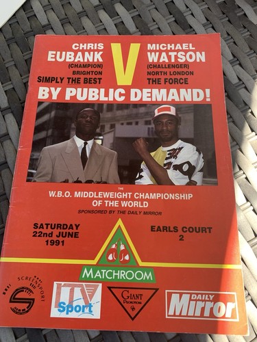 Chris eubank michael watson - chris, v