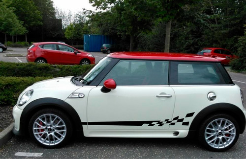 Mini cooper side - mini, skirt