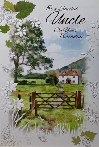 Uncle birthday card - uncle,