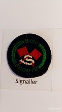 Signaller - sea / air  Scout profficiency badge pre 1967