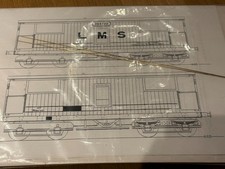 O Gauge Brass Kit LMS 40 Ton Brake van