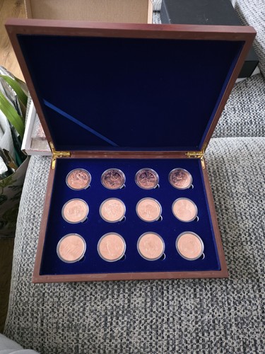 Chinese lunar copper set - chinese,