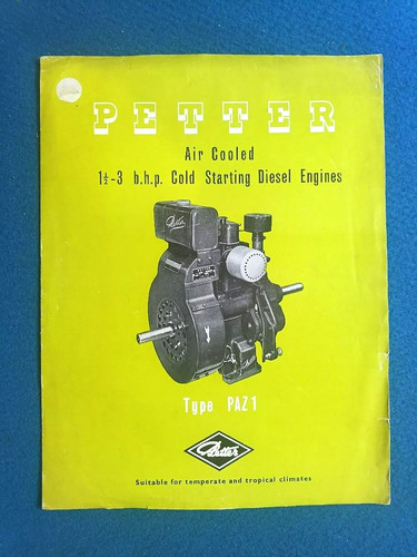 Petter paz diesel engine - , paz-1