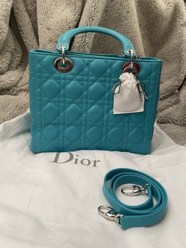 Lady dior medium lamb - lamb, bag