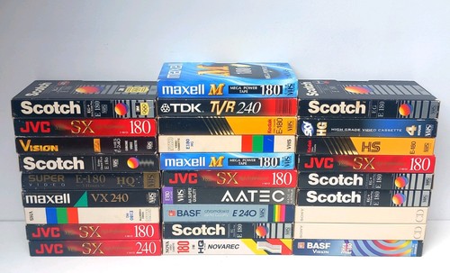 Lot vhs tape bundle - of,
