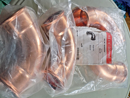 Press copper bends - x,