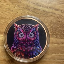 5oz Neon Owl Copper 999 Fine