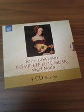 John Dowland Complete Lute Music Nigel North 4 CD box set (Lachrimae Pavan etal)