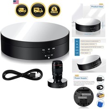 Rotating Display Stand 360 Degree Motorized Turntable for Jewelry Photography
