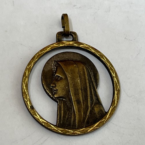 Vintage lourdes catholic - lourdes, medal