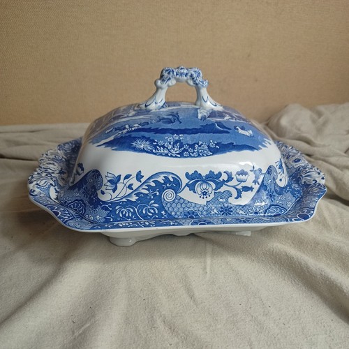 1980s tureen spode blue - spode,