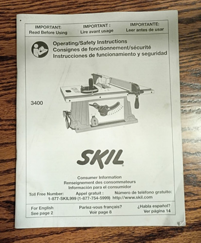 Skilsaw table saw - skilsaw, 3400
