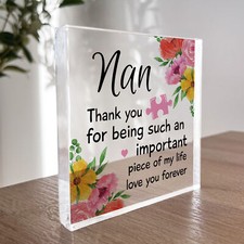 Gifts for Nan Acrylic Block