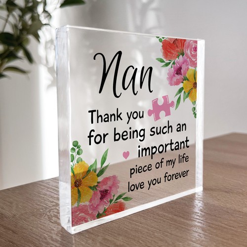 Gifts for nan acrylic block - gifts,