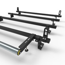 VW Transporter T5 T6 Roof Rack 4 Bar system inc roller Stealth  DM522LS+A30